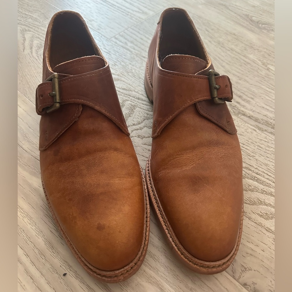 Allen Edmonds Tan Leather Oxfords